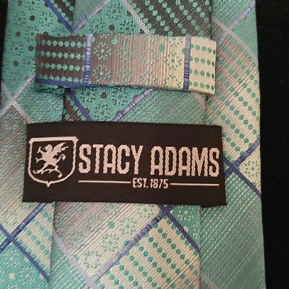 MEN'S STACY ADAMS TIE AND POCKET SQUARE SET - Picture 3 of 3